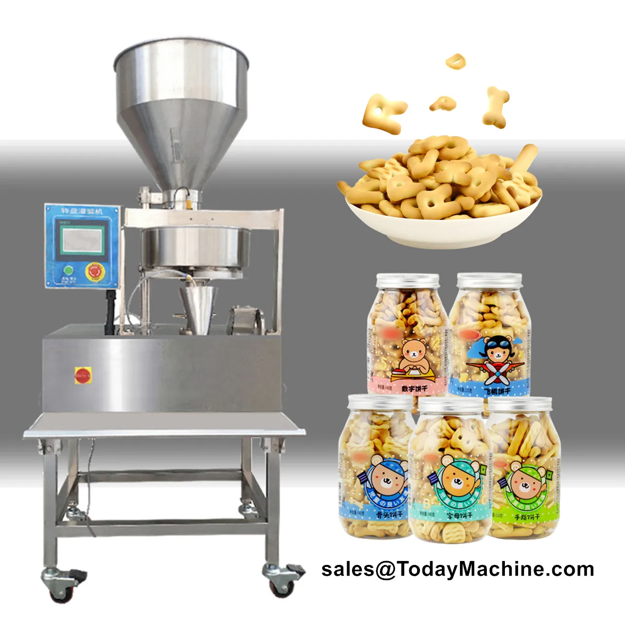 

Automatic Snack Corn Popcorn Cashew Nuts Peanuts Small Filling Machine