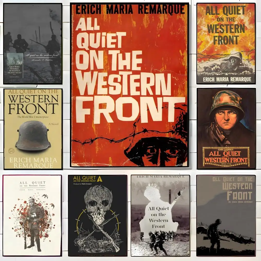 All q-Quiet on the Western Front Poster, Wandkunstdruck, Poster, dekoratives Wandbild, Heimdekoration, Geschenk, ungerahmt