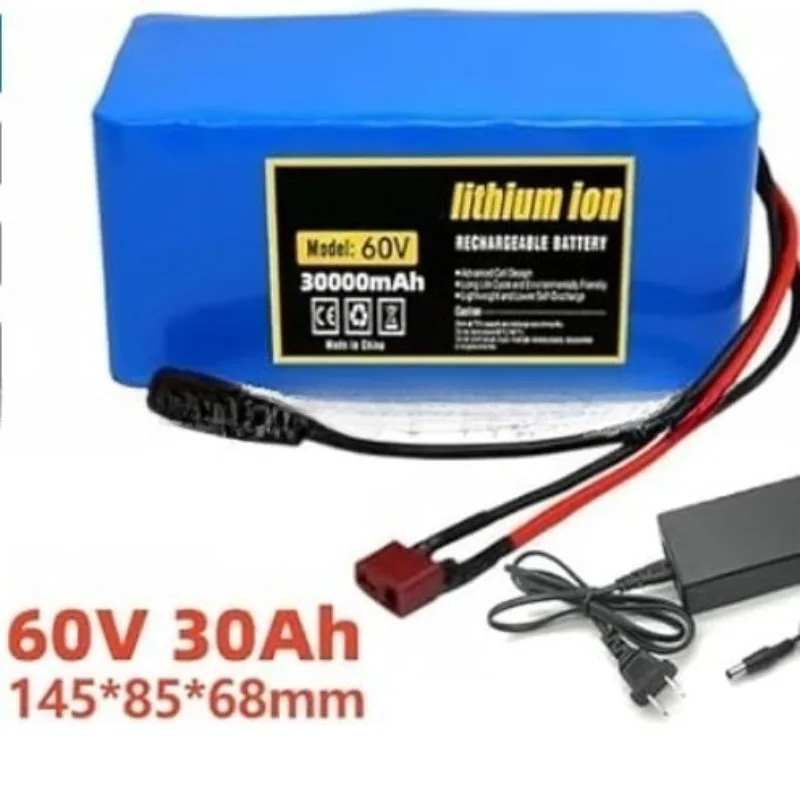 60V16S2P30Ah18650 Lithium Ion 16  Series 2-Parallel Battery Pack Skateboard Stable  Long Range  Rechargeable  Battery