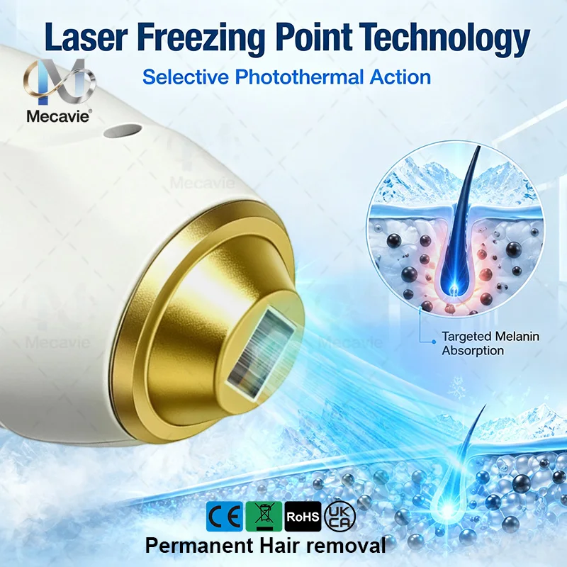 The New 808nm Mini Diode Hair Removal Device Adopts A Precisely Match Different Skin Types 4 Wavelength System 808 1064 930