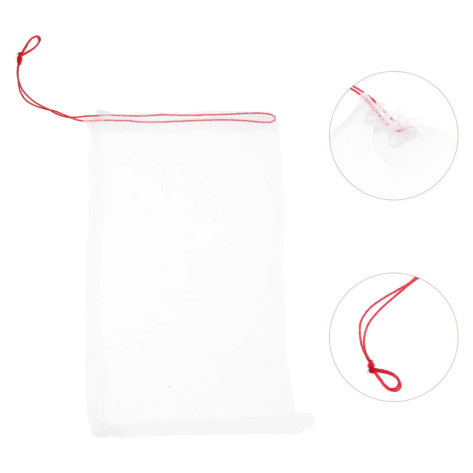 

100 шт. тканых мешков-фильтров для песка, практичные и прочные мешки на завязках для очистки песка в аквариумах, уловители для шлангов