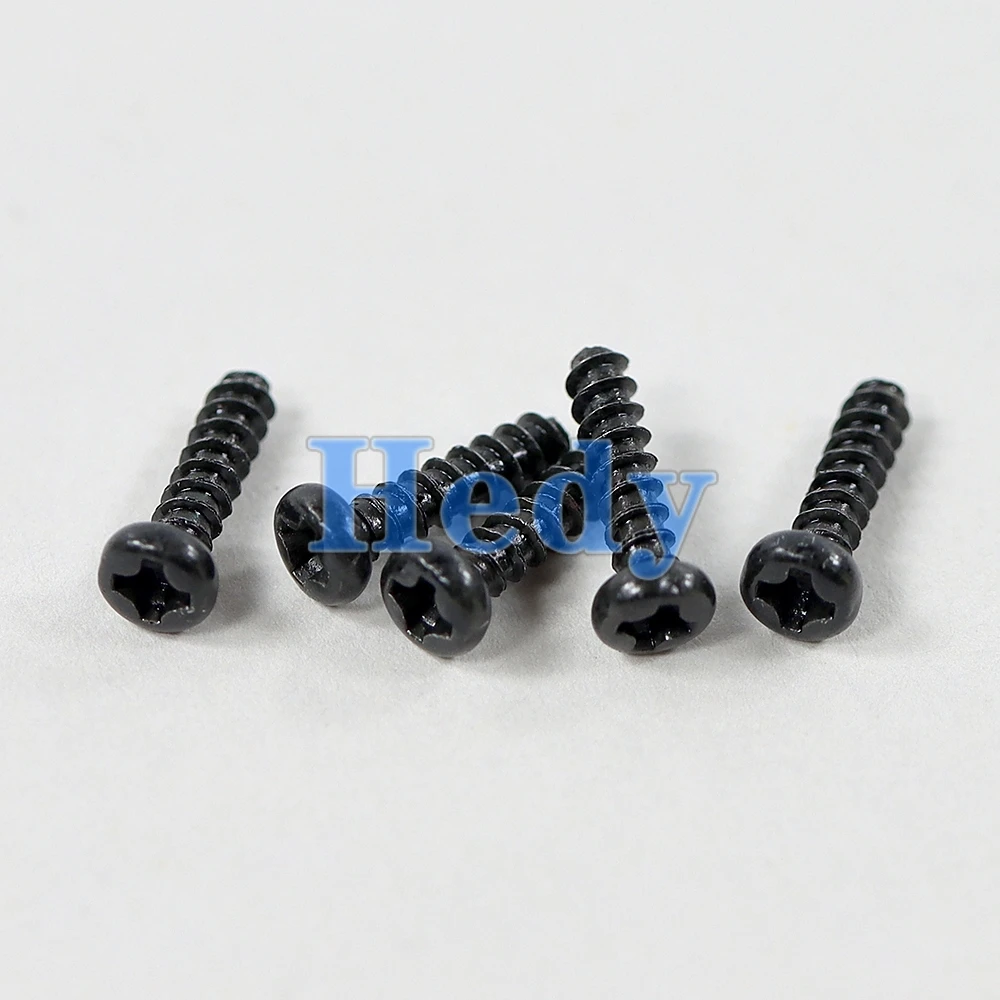 80PCS Black Round Head Screw Alloy Cross Bolts Screws For PS2 PS3 Wireless Controller