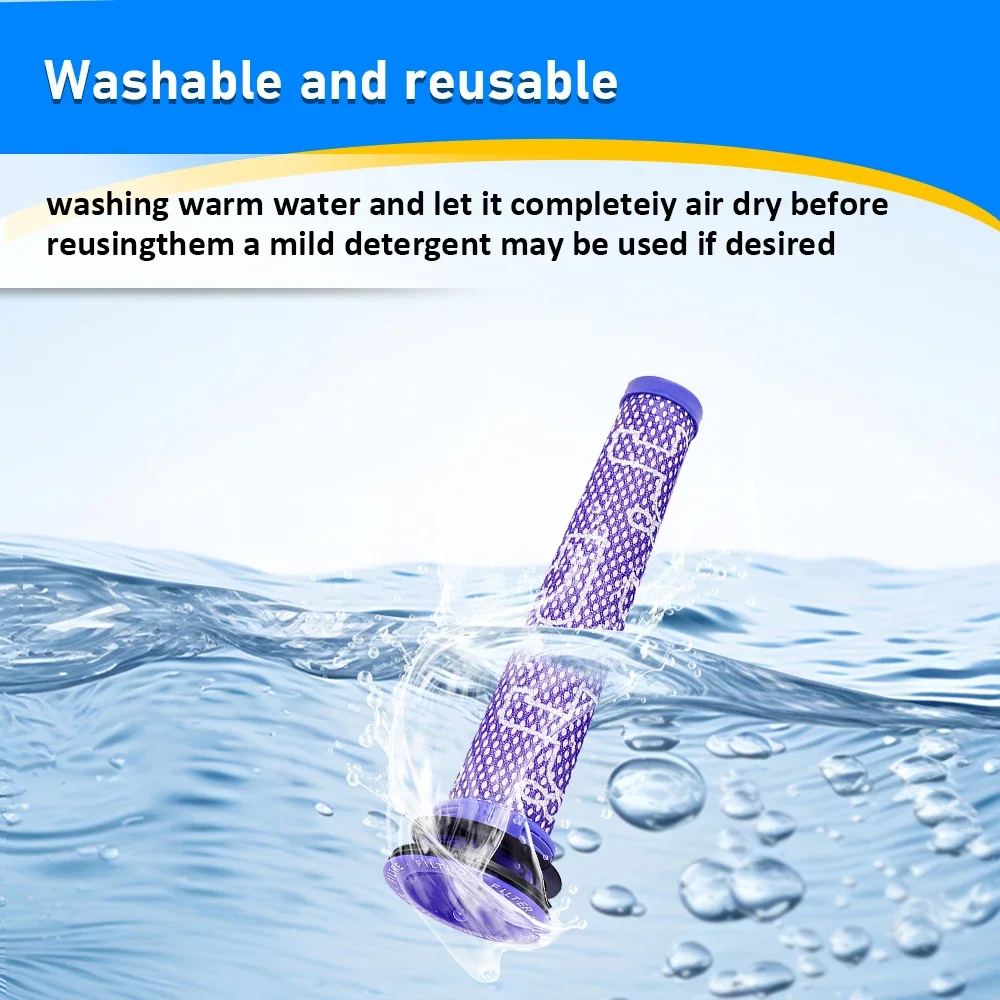 Запасные части для предварительного фильтра для Dyson V6 V7 V8 Absolute Animal, беспроводные пылесосы, сменные фильтры, аксессуары