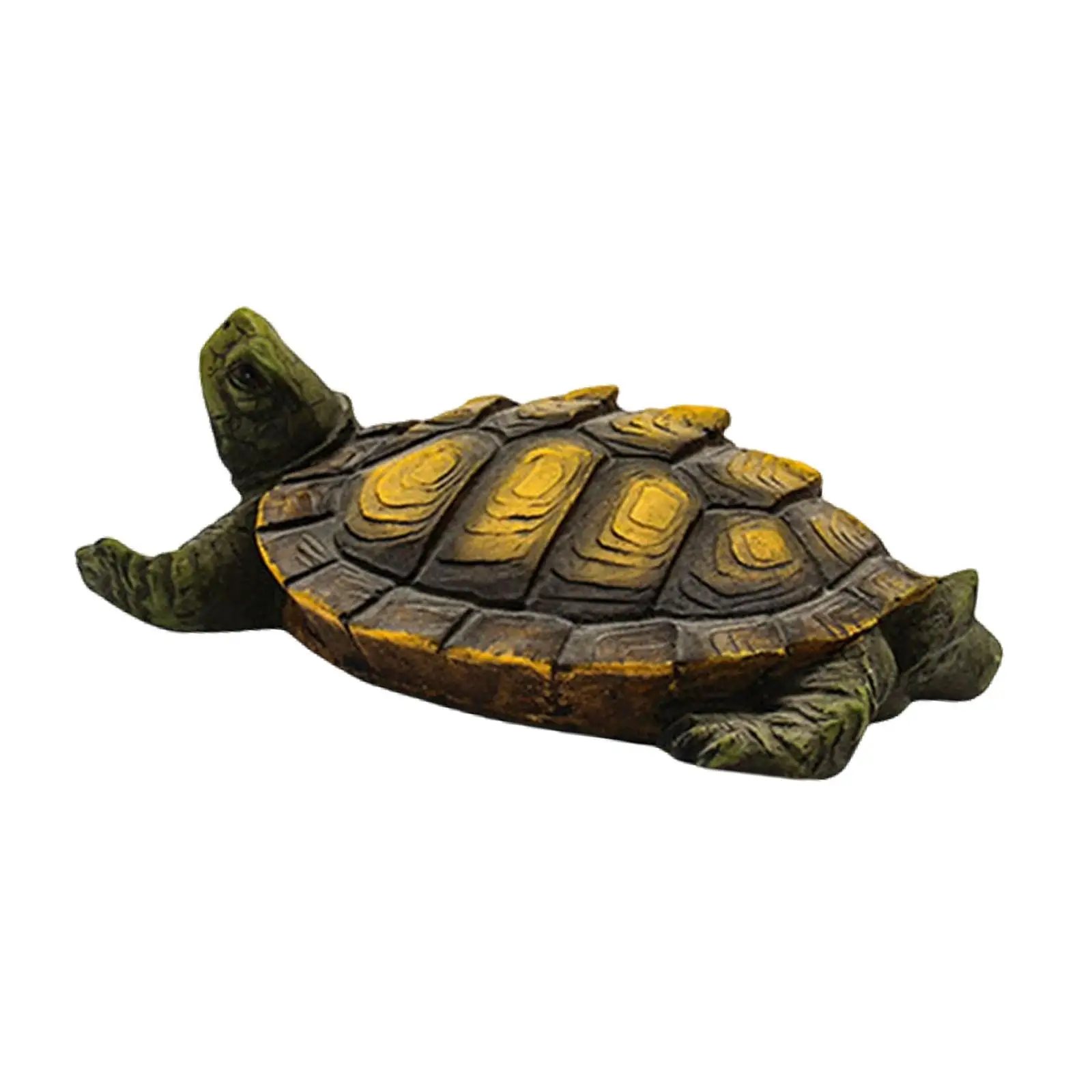 

Garden Turtle Statue Resin Turtle Water Ornament Weatherproof Lifelike