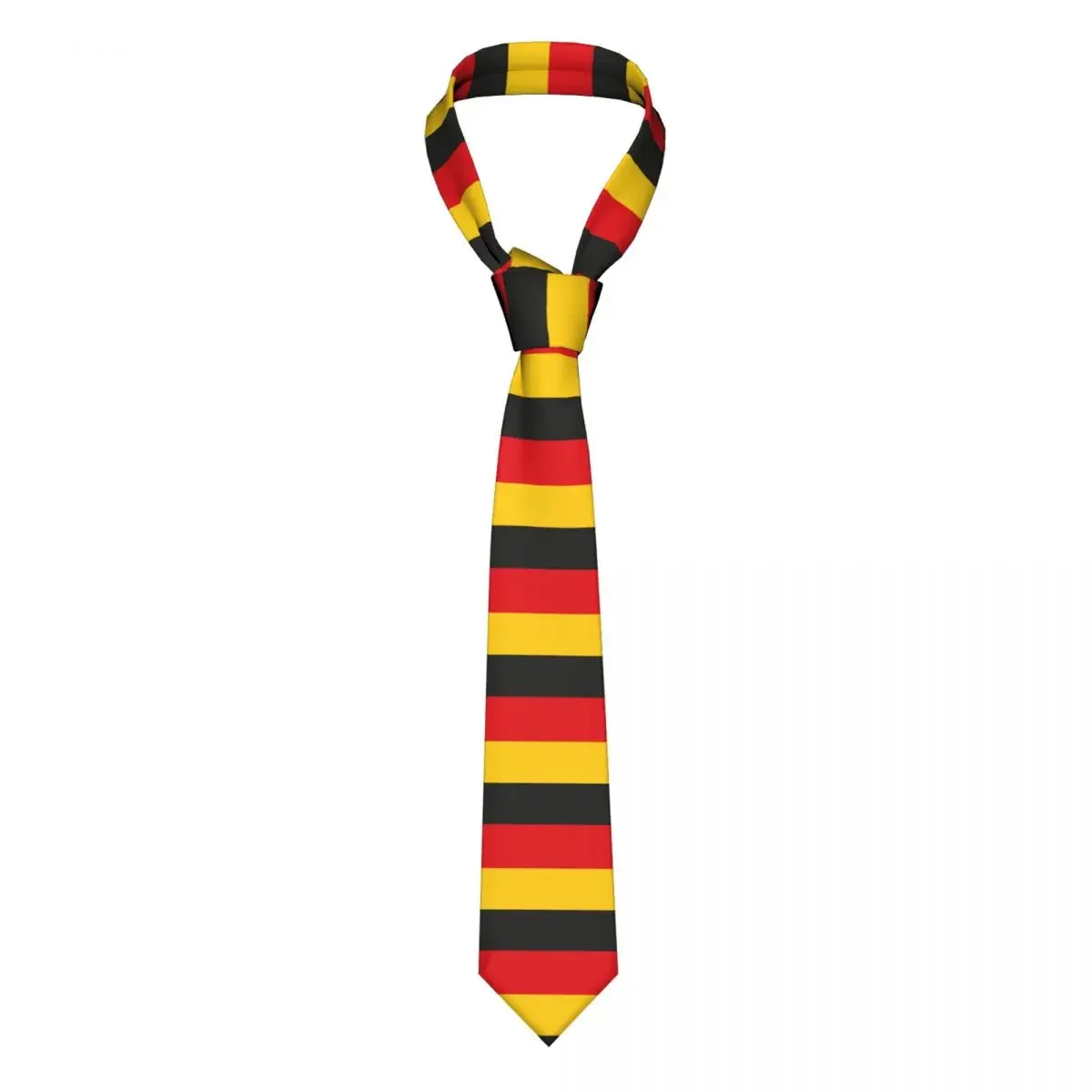 Germany Flag Necktie Mens Custom Silk German Patriotic Neck Ties for Business