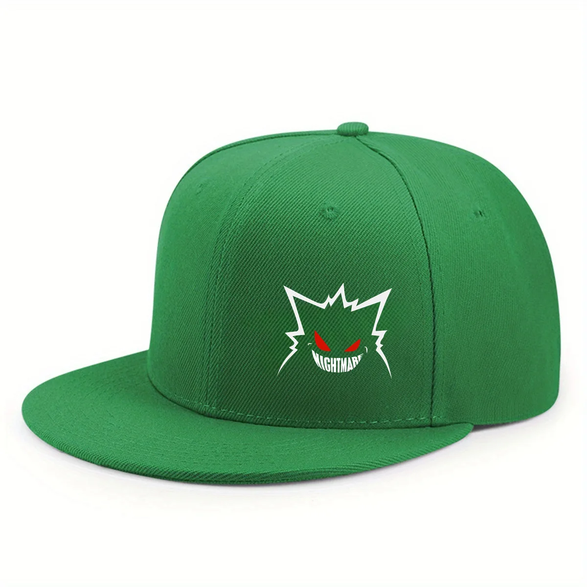 2026 New Cute expression printed flat brim baseball cap for men and women, outdoor sports event casual cap, hip-hop street
