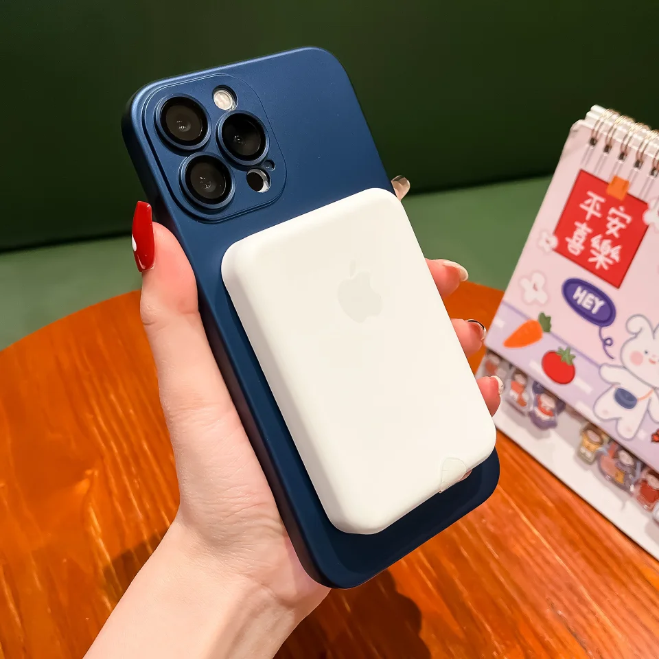 For Magsafe Wireless Charging Magnetic Case For iPhone 15 14 13 12 11 Pro Max Plus Plating Shockproof Lens Protector Back Cover image 4
