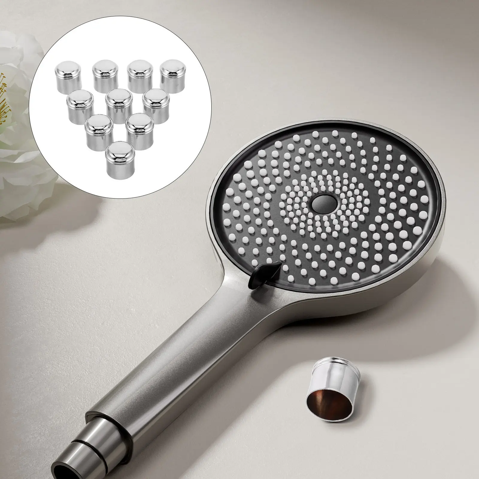 

10Pcs Shower Diverter Valve Brass Pull Knob Switch Bathroom Faucet Repair Bathtub Faucet Diverter Replacement Water Splitter