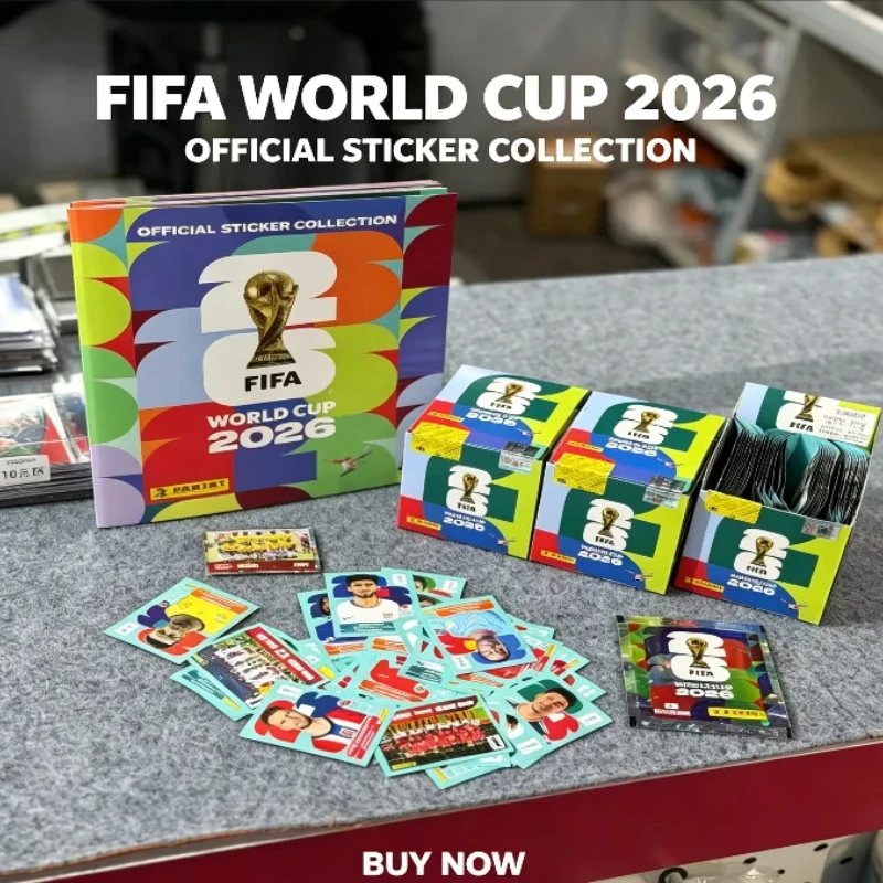 Álbum de Pegatinas Oficial de la Copa Mundial FIFA Panini 2026, Colección de 980 Pegatinas + Paquete Inicial, Edición Limitada, Set de Recuerdos de Fútbol