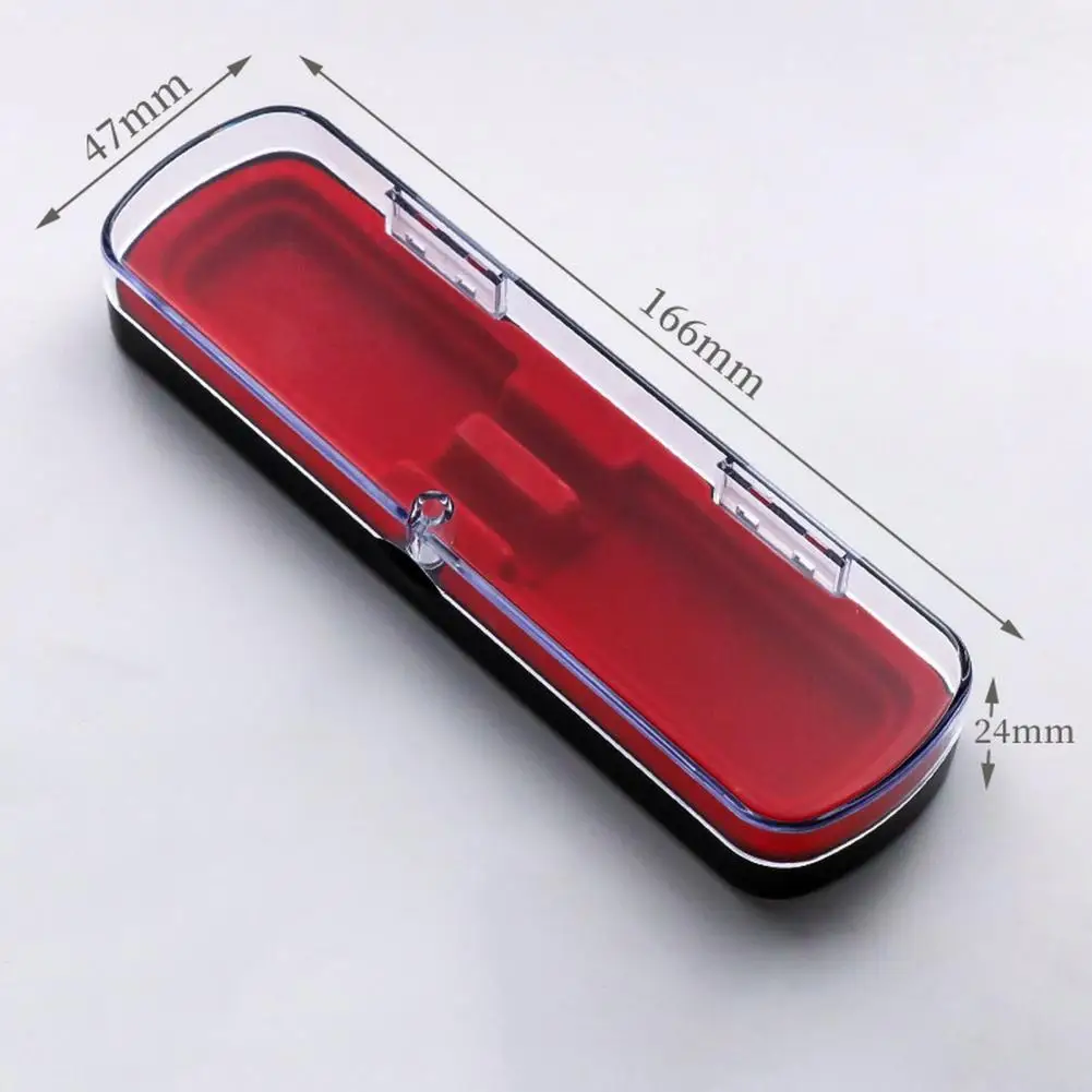 Transparent Pencil Case Stylish Pencil Case Stylish Transparent Pencil Box with Magnetic Closure Fashion Flip Lid for Students