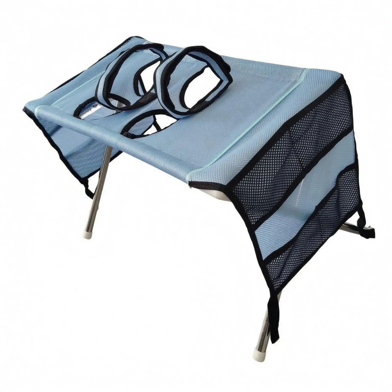 Space Saving Dog Grooming Hammock with Stainless Steel Legs for Indoor Pet Care Routines