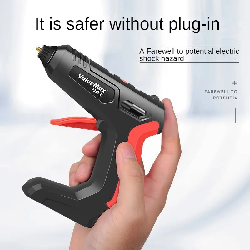 

Lithium electric glue gun Wireless household rechargeable DIY mini gun Glue stick Household heating tool Hot glue gun tool