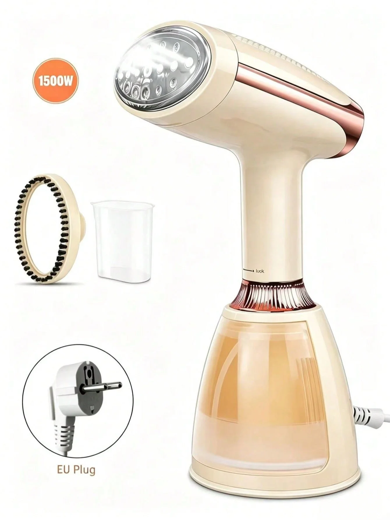 1 Piece 1500W Vertical Steam Iron, Travel Garment Steamer, Handheld Garment Ironing Machine, 15-Second Fast Heating, 25-28G/Min Powerful Steam, 280ml Water Tank, Portable Household Garment Steamer, Gift for Men and Women, Christmas Gift