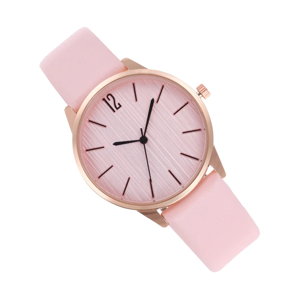 

Stylish Lady Watch Quartz Movement Casual Design PU Band Perfect Gift for Her Holiday Present Watch for Women