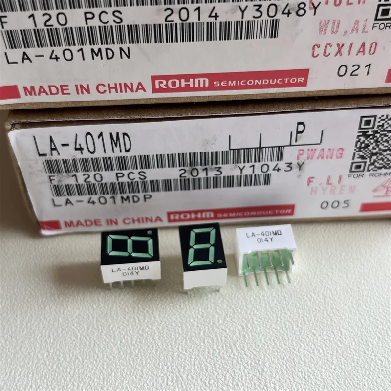 5PCS LA-401MD imported ROHM luminous LED digital tube 8 characters 0.39 inches 1 bit green, genuine,