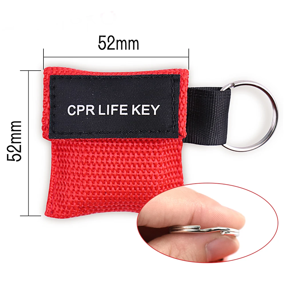 5/10Pcs Disposable One-way CPR Resuscitator Mask First Aid Emergency Shield Breathing Face Shield Outdoor Emergency Survival