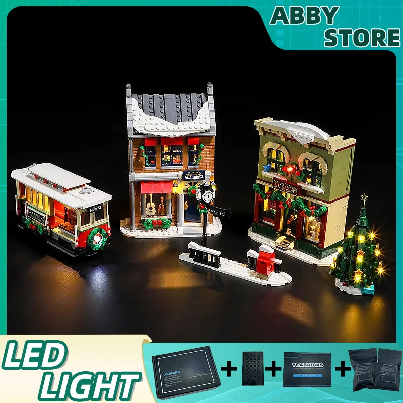 

DIY LED Light Kit For LEGO 10308 Holiday Main Street (Only LED Light,Without Blocks Model)