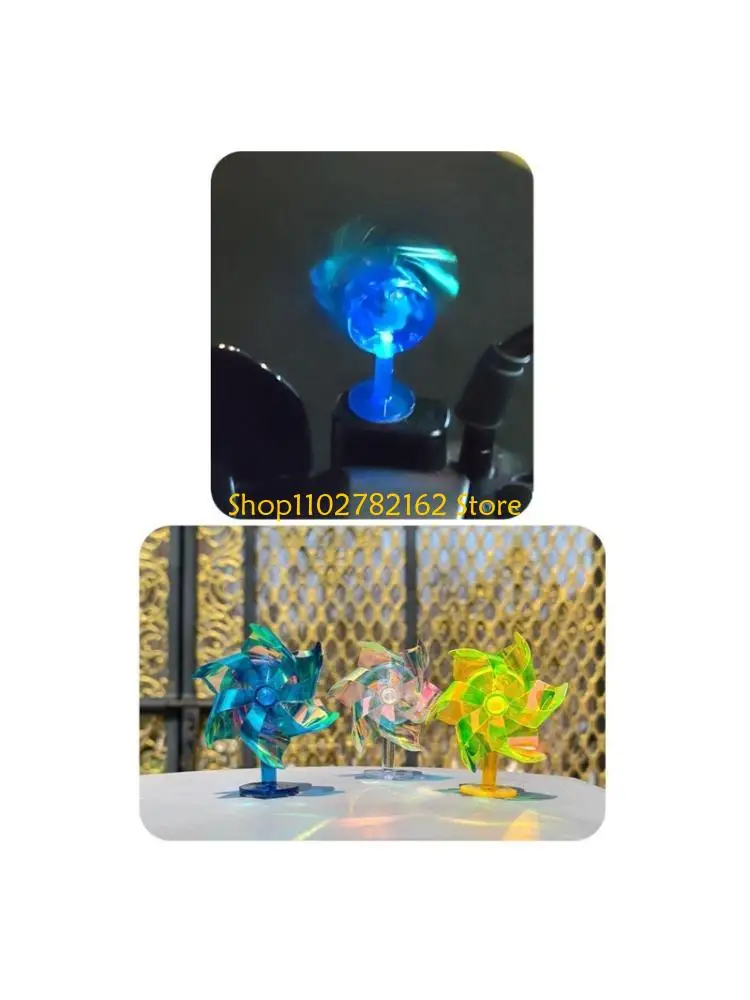 

547B Bright LED Light Handlebar Windmill Motorcycle Decors Light For Enhanced Visibility And Unique