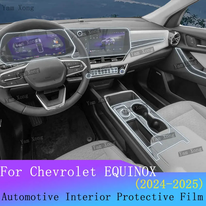 

For Chevrolet EQUINOX 2025 2024 Car Interior Film Navigation Automotive Interior Screen TPU Protective Film Cover Anti-Scratch