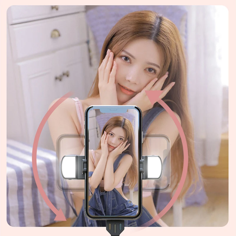 Roteta 2022 Tripod Tongkat Selfie Nirkabel Dapat Dilipat Baru dengan Bluetooth Rana Monopod Paduan Aluminium untuk Ponsel Pintar Android IOS