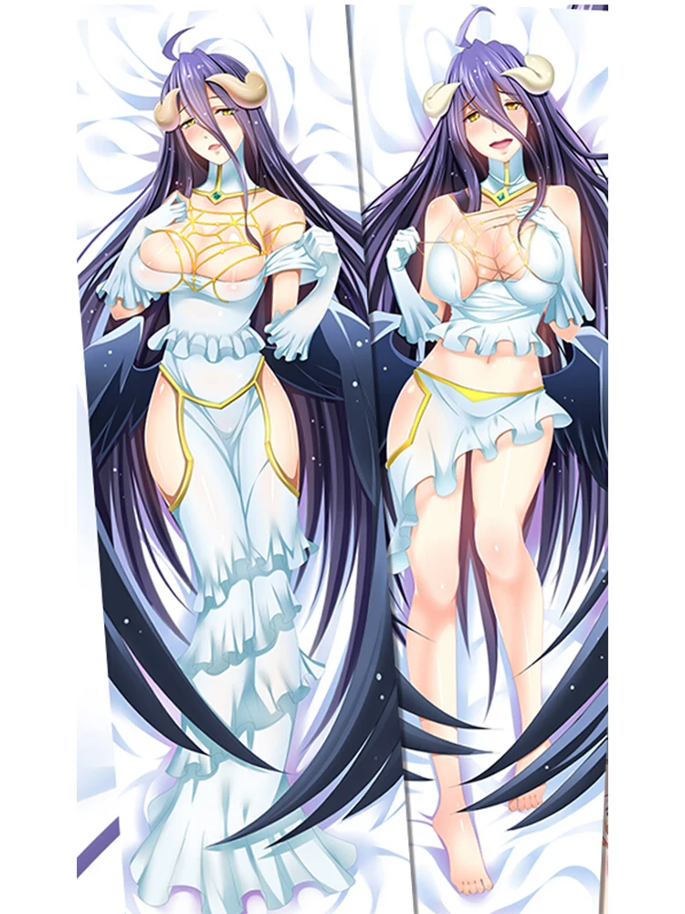 

Dakimakura Anime Pillow Cover Overlord Double Sided Print 2Way Cushion Bedding Festival Gifts Gifts