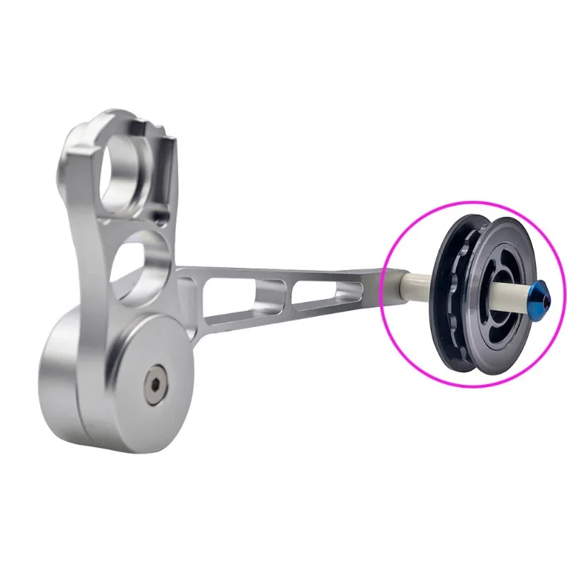 Three-fold for Brompton Chain Press Ceramic Guide Wheel Shaft Titanium Alloy Smooth Chain Press Bicycle Parts Screw Diameter 8mm view 4