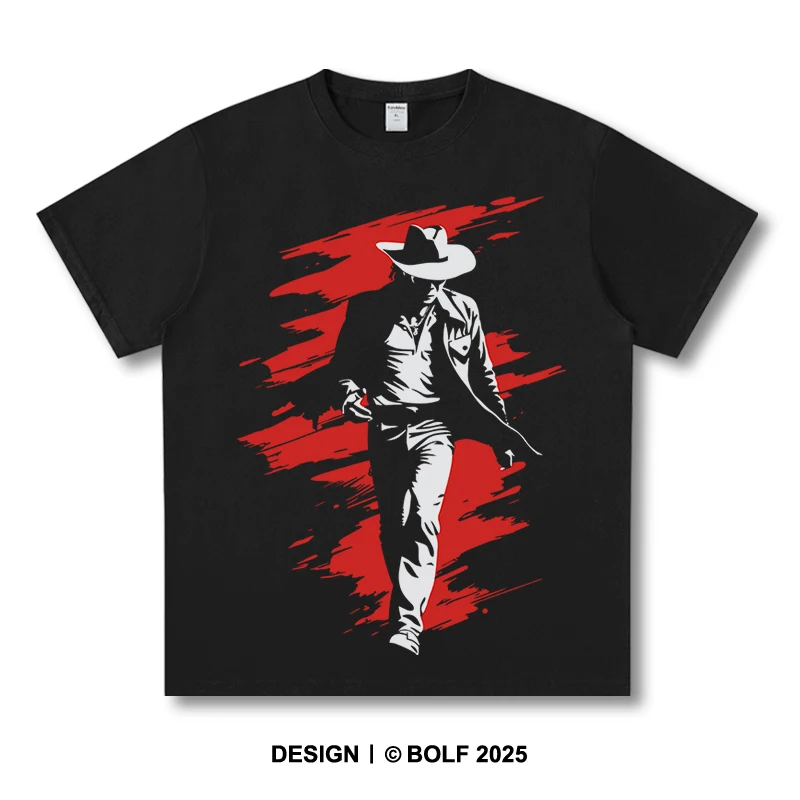 MJ Iconic Portrait Herren-T-Shirt, 100 % Baumwolle, lockere Passform, 80er-Jahre-Pop-Art-Grafik-T-Shirts für Männer, klassische Sänger-T-Shirts, Oberteile