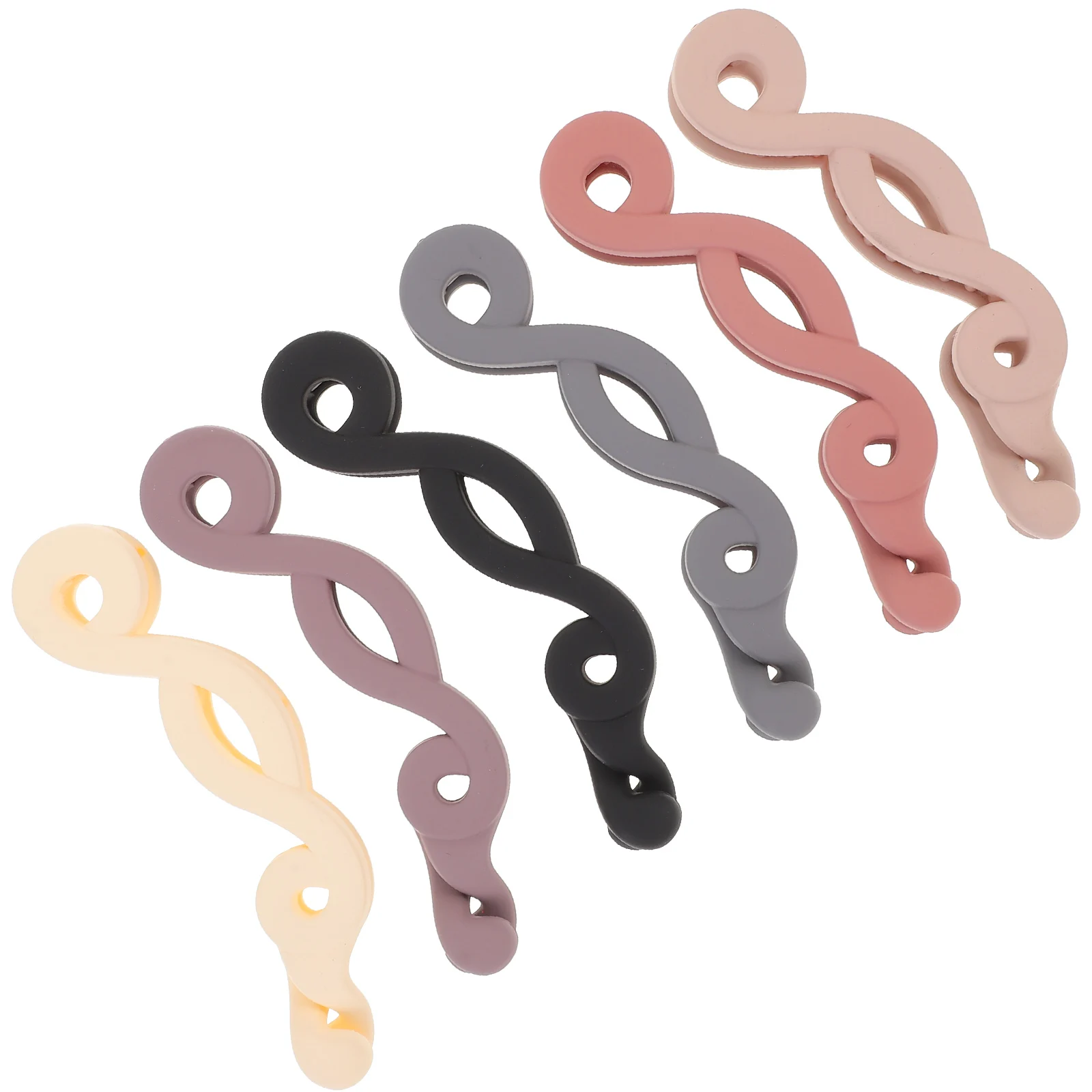 

6 pcs Music Hairpins Banana Clips for Girl Hair Clip Women Curly Hair Accessories Girls Wedding Party Prom Dating