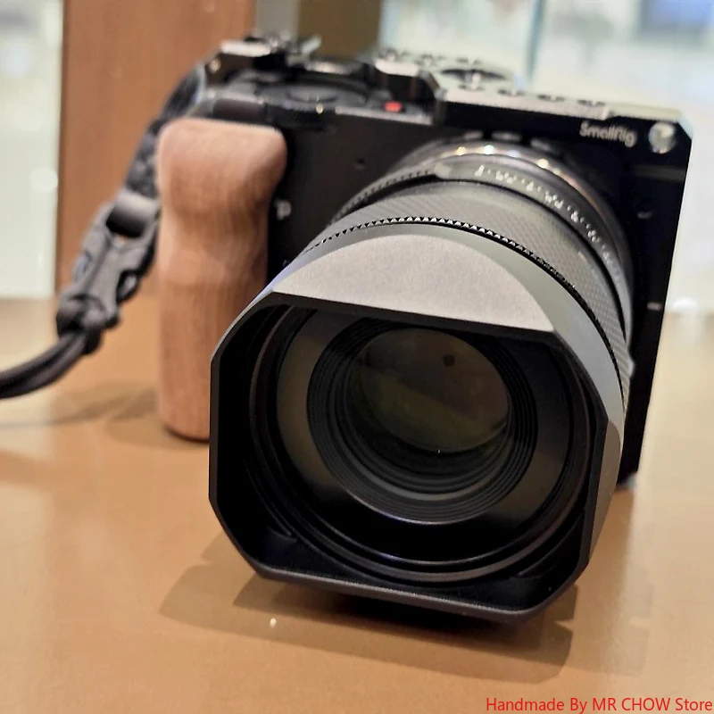 تصميم لسيجما 65 مللي متر F2 DG DN استبدال LH656-01 غطاء عدسة مربع حربة معدنية مع غطاء غطاء محرك السيارة المجاني