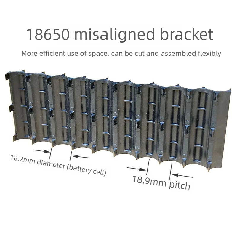 

Cuttable 18650 battery cell bracket, lithium battery fixing honeycomb bracket, 10/14mm, staggered assembly rack