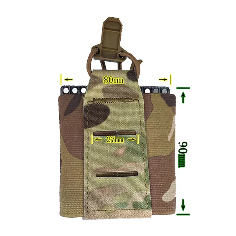 556 Single Mag Pouch Tactical Airsoft Carrier Molle Pouch Holder Gear Laser Cut Multicam Molle Clip Magazine Bag