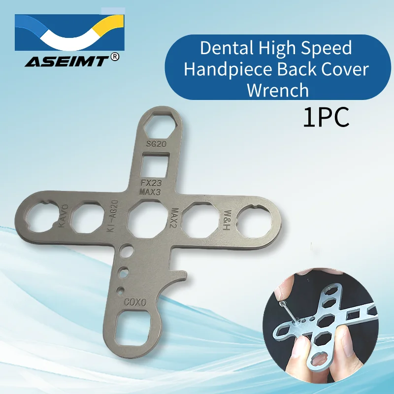 

Dental High Speed Handpiece Accessorie Turbine Remove Back Cover Wrench Dentist Torque Head Repair Tool Fit For W/H/NsK