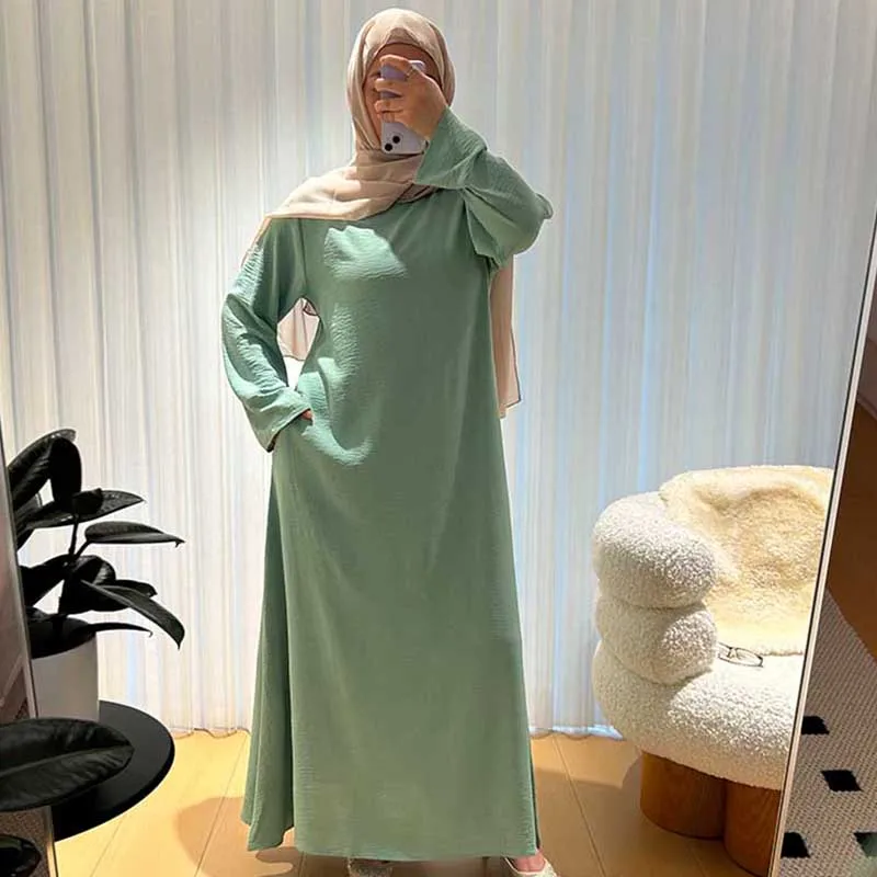 Pakaian wanita Muslim abaya Timur Tengah jubah Dubai pakaian wanita pakaian ukuran besar rok panjang wanita 593