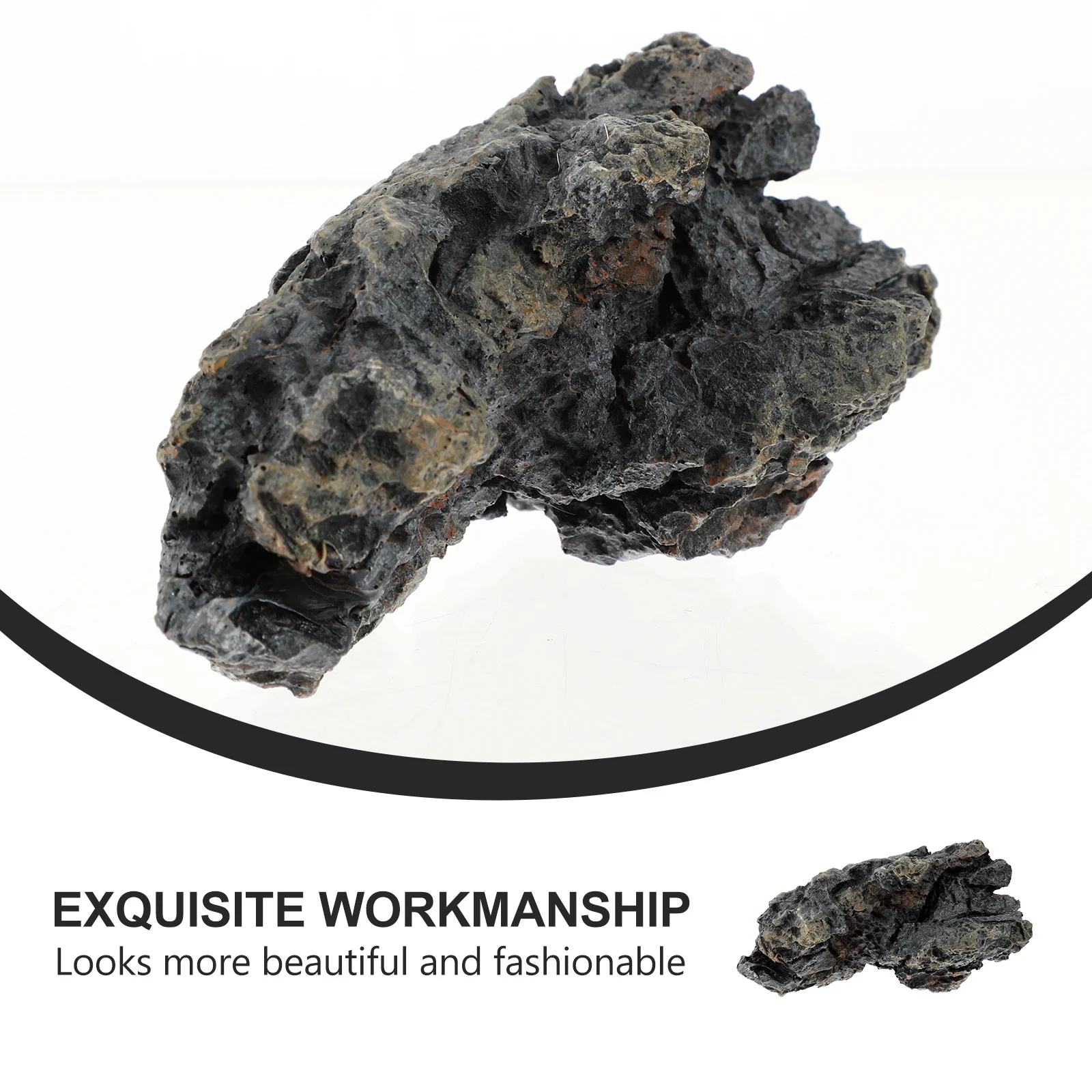 

Aquarium Stone Landscape Ornament Made of Premium Resin Safe Fish Tank Decoration for Natural Vivid Scene Creation