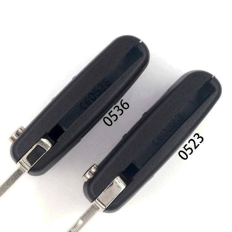 Flip Remote Car Key Shell per Peugeot 107 207 307 308 407 607 807 per Citroen C2 C3 C4 C5 C6 C8 HU83/VA2 Blade CE0523 CE0536