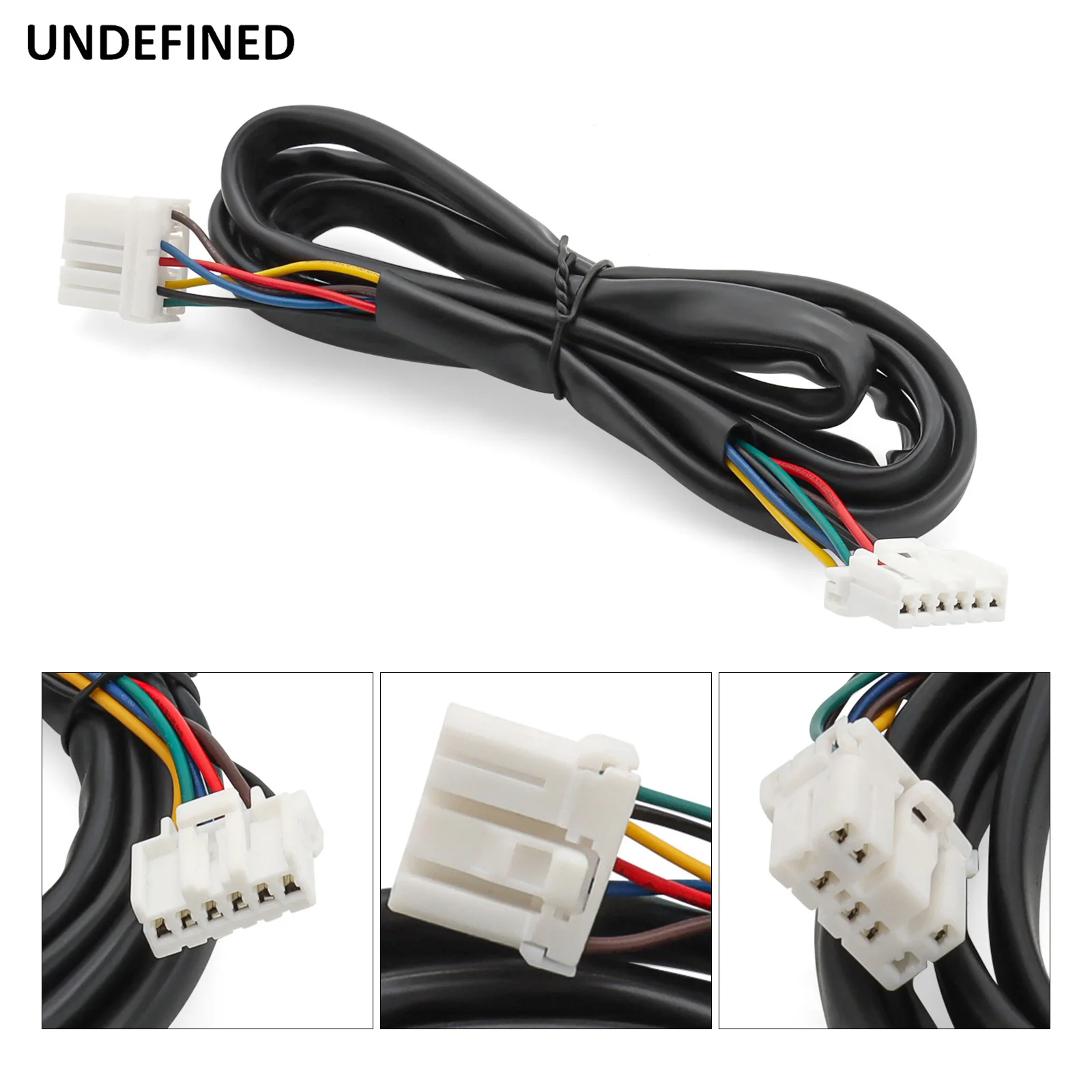 For Harley Sportster Dyna Softail Touring 1996-2013 8-to-6 Pin Multilock Wiring Harness Plug and Play 20AWG view 5