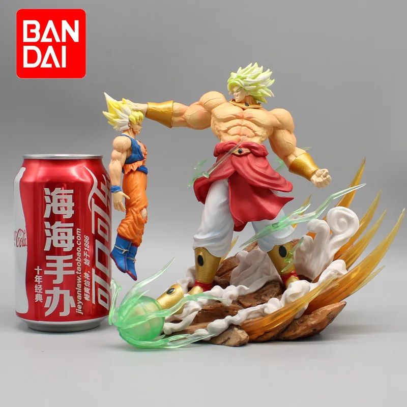 

18cm Anime Figures Dragon Ball Figure Broli Vs Goku Super Saiyan Broly Fullpower Gk Pvc Action Statue Figurine Collection Model