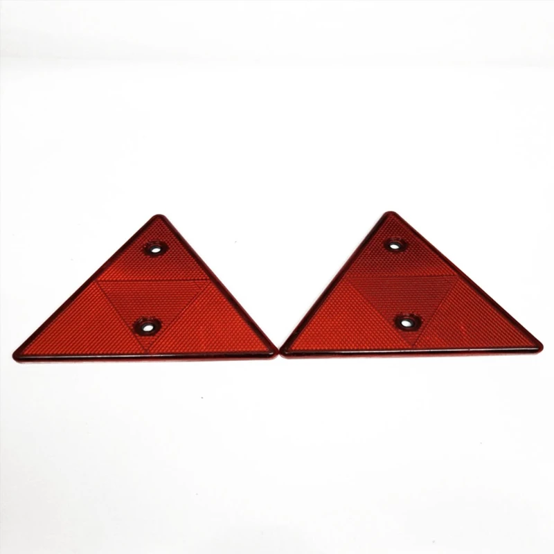 Warning Signs Reflector Rear Red for Triangle Warning Reflector with for Truck Trailer Lorry Bus Boat GTWS