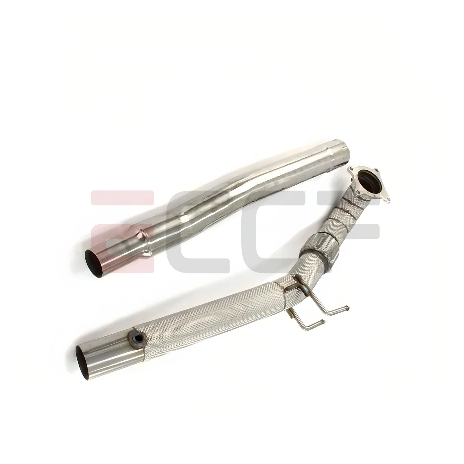 Sporty Downpipe With Heat Shield For VW golf GTI MK6 2.0T Aggressive Exhaust Sound Plug and Play Upgrade Performance