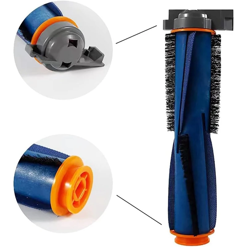 AAAN-2PCS Spazzola a rullo principale di ricambio per parti per aspirapolvere robot Shark RV2303AE, AV2501S, AV2511AE, AV2501AE