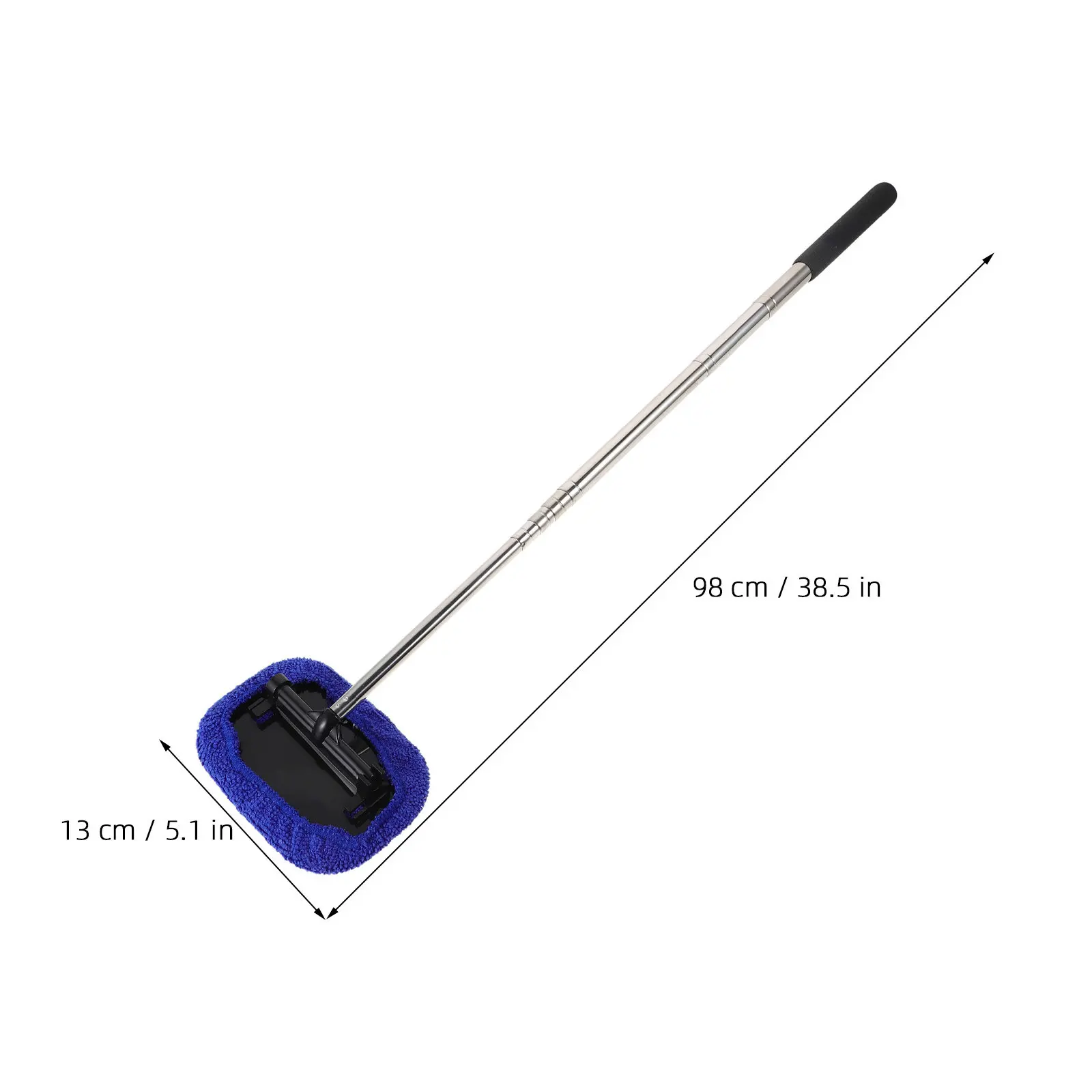 10-30 Inch Extendable Car Windshield Defogger Brush Multifunctional Interior Window Cleaner Tool for Fog Rain Snow Condensation