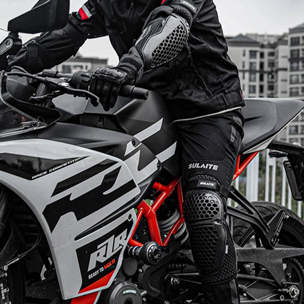 

Motorcycle Knee Pads Breathable Motocross Knee Brace Comfortable Motorcycle Elbow Protector Cross Protections for Riding Cycling