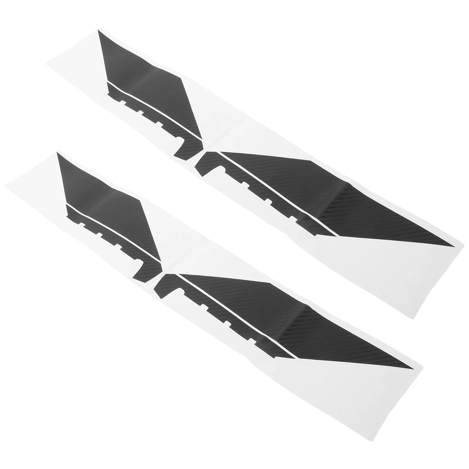 

4Pcs Car Hood Decal Stickers Carbon Fiber Pattern Vehicle Modification Accessories Cool Racing Decals for