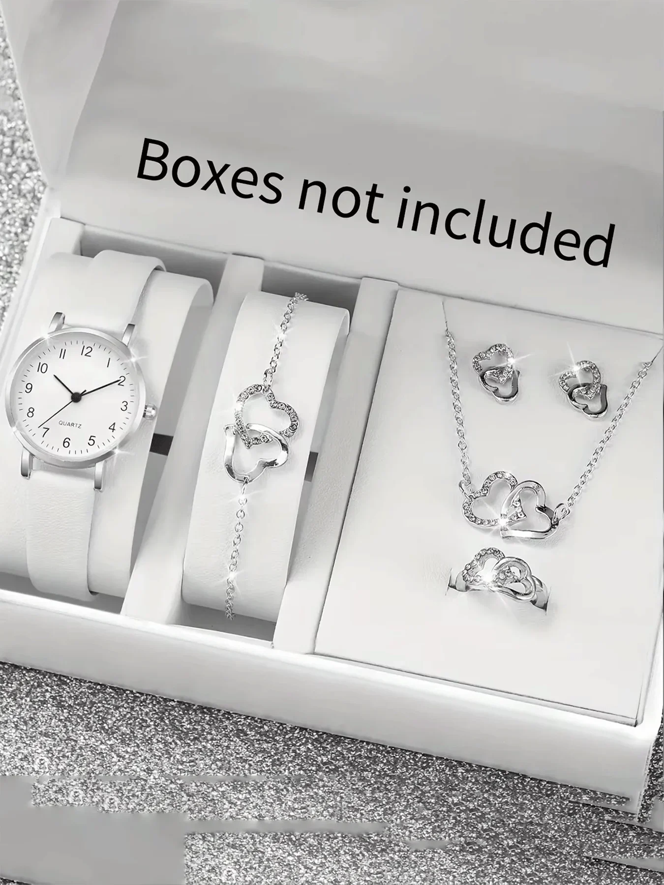 

Набор из 6 модных круглых универсальных часов в стиле легкой роскоши, женские часы премиум-класса, деловой стиль.