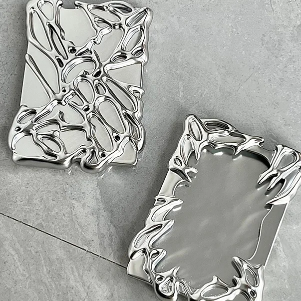 

Роскошные гальванизированные чехлы для карт, креативные прочные держатели для карт, защитные протекторы для фотокарточек в корейском стиле INS Kpop, протекторы для коллекционных карточек