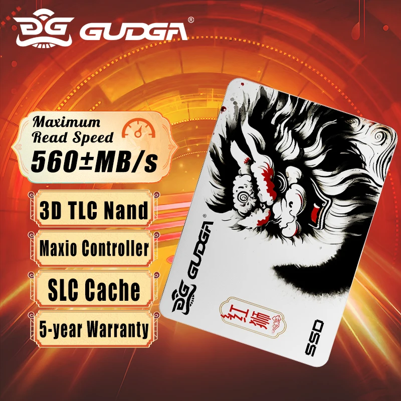 

GUDGA 2.5 Inch Sata3 Solid State Drive Hard Disk Drive 2TB 1TB 512GB 256GB Internal Hard Drives For Desktop PC Laptop Notebook