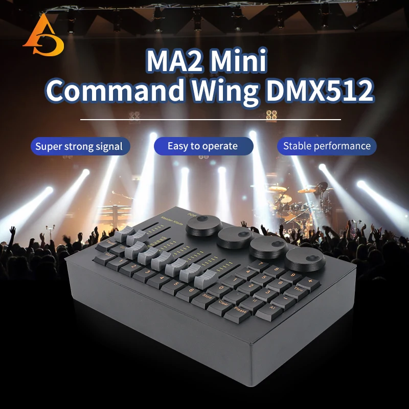 Imagem -04 - Mini Ma2 Command Wing Console ma Notebook Console Moving Head Stage Light Ma2 Controlador para o Clube Equipamento Profissional de Iluminação