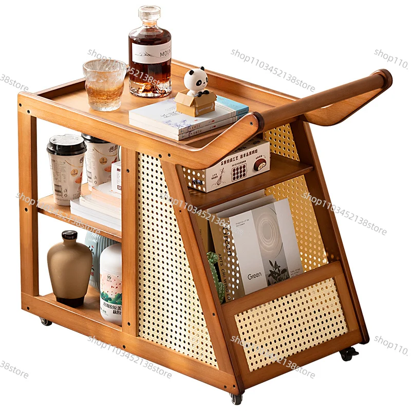 

Tea Table Bus Dining Car Living Room Solid Wood