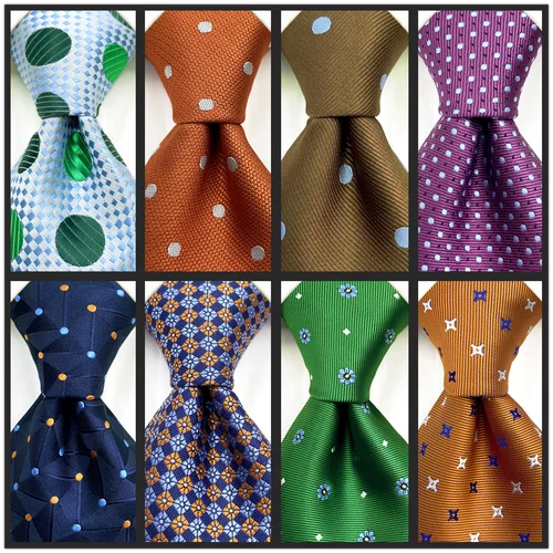 물방울 무늬 넥타이, 패션 웨딩 패턴 넥타이, 남성 액세서리, 노벨티 꽃 직송 