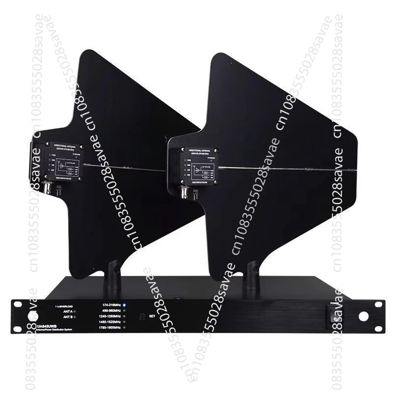 

UA845 5-Channel Antenna Amplifier Outdoor Wireless Microphone Receiver Signal Power Booster